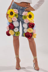 FLOWER POWER BERMUDA SHORT
