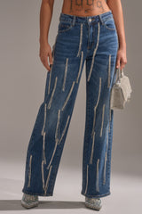 DRIPPED OUT RELAXED DENIM
