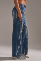 DRIPPED OUT RELAXED DENIM
