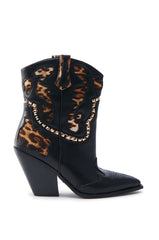 AZALEA WANG BRIGGITTA LEOPARD BOOT