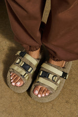 AZALEA WANG CLEVER TAN SANDAL