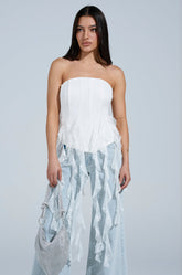 BELLE OF THE BALL LACE TRIM CORSET