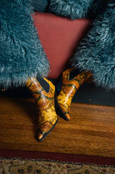 AZALEA WANG HENDERSON YELLOW CHUNKY BOOTIE