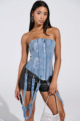 DRAGON SENSE EMBELLISHED CORSET