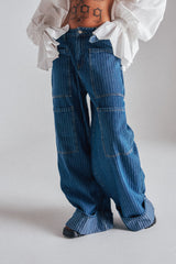 BE MINE STRIPE DENIM