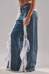 TIE ME UP RELAXED DENIM