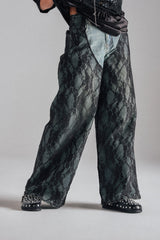 SEXY LACE CHAP DENIM