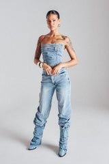 ON YOUR MIND STACKED DENIM
