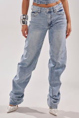 ON YOUR MIND STACKED DENIM