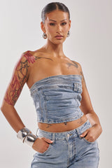 ON YOUR MIND DENIM CORSET
