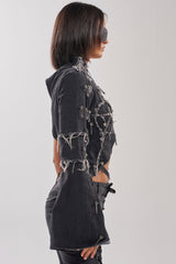 SAINT SERNIN ONE SHOULDER BLOUSE