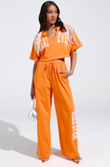 WHATEVER YOU WANT RHINESTONE SWEATPANTS