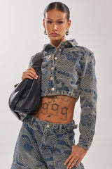 I THINK YOU WANNA KNOW DENIM BUTTON DOWN