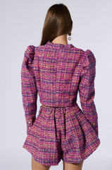 EFFIE TWEED BLAZER