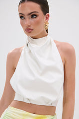 GOING NO WHERE HALTER BLOUSE