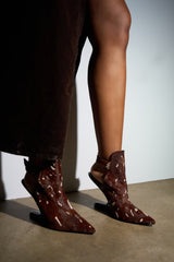 AZALEA WANG JOST BROWN MULTI WEDGE PUMP