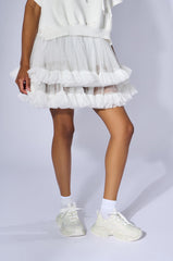 PRINCESS WHITE EMBELLISHED SNEAKER