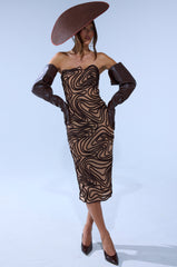 OUT OF THIS WORLD MIDI DRESS