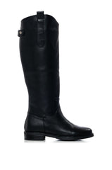 AZALEA WANG DARMA BLACK PU BOOT