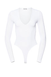 PAXTON NEW CLASSIC LONG SLEEVE DEEP V BODYSUIT