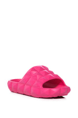 SERVING ROMA FUCHSIA SLIP ON SANDAL