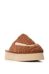 SOFTENER CAMEL FURRY SLIPPER