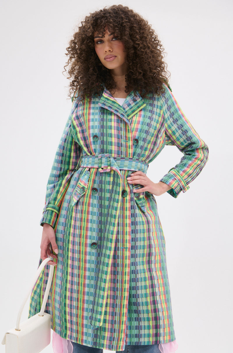 STOP AND SMELL THE ROSES TRENCH