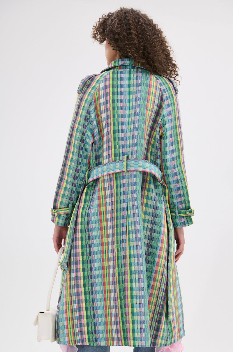 STOP AND SMELL THE ROSES TRENCH