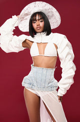 IYKYK DENIM PANT DETAIL BELT