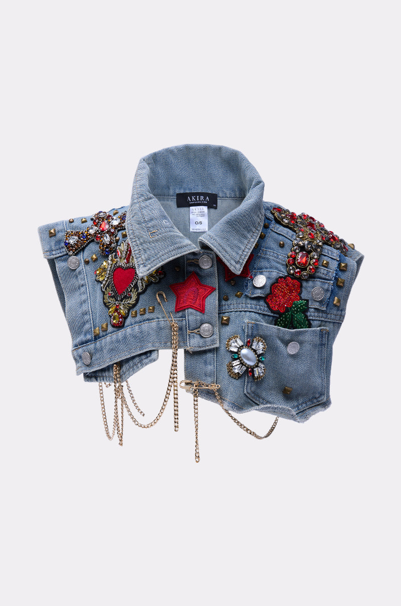 STYLE ME UP DENIM COLLAR