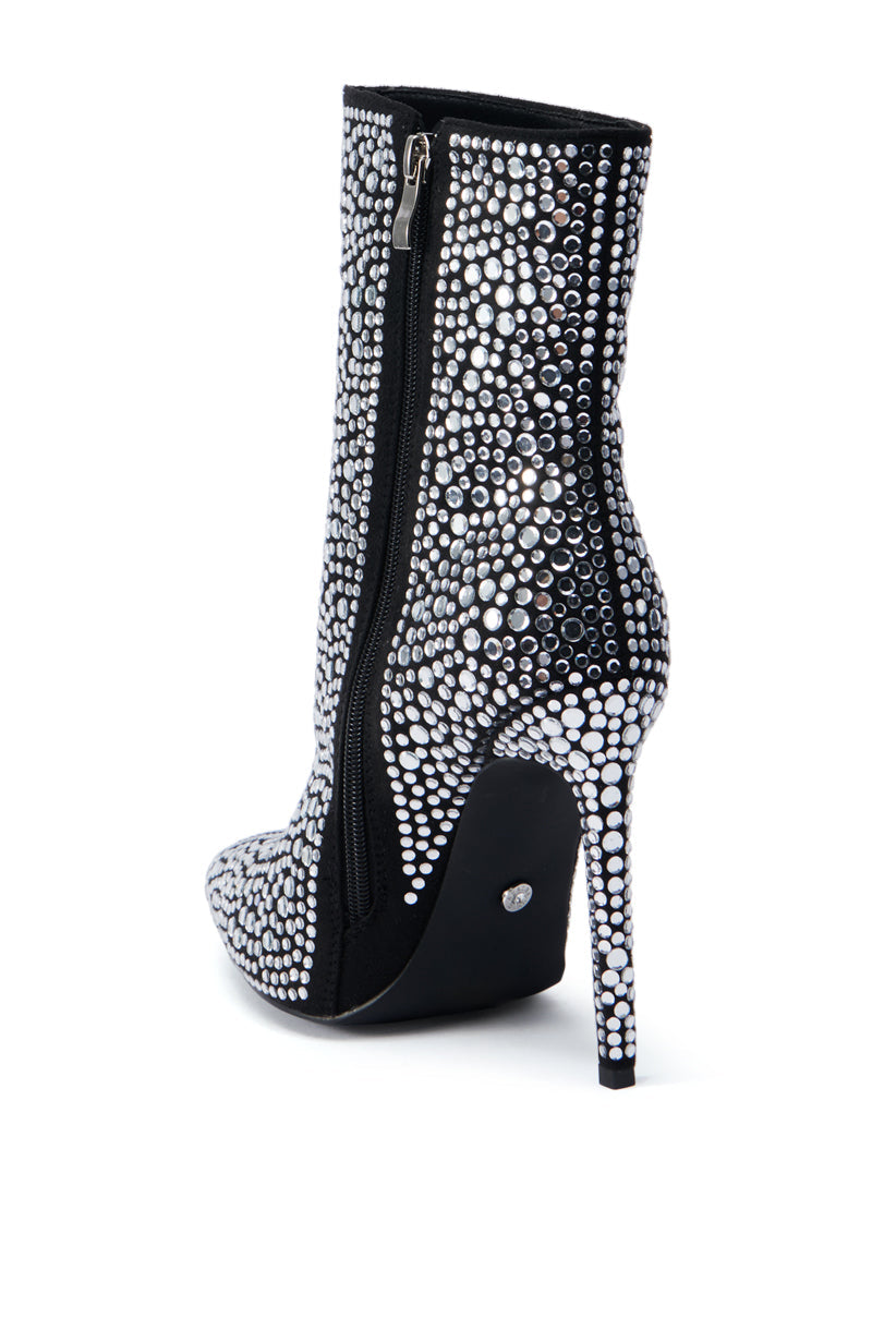 AZALEA WANG BRAULIO BLACK STILETTO BOOTIE