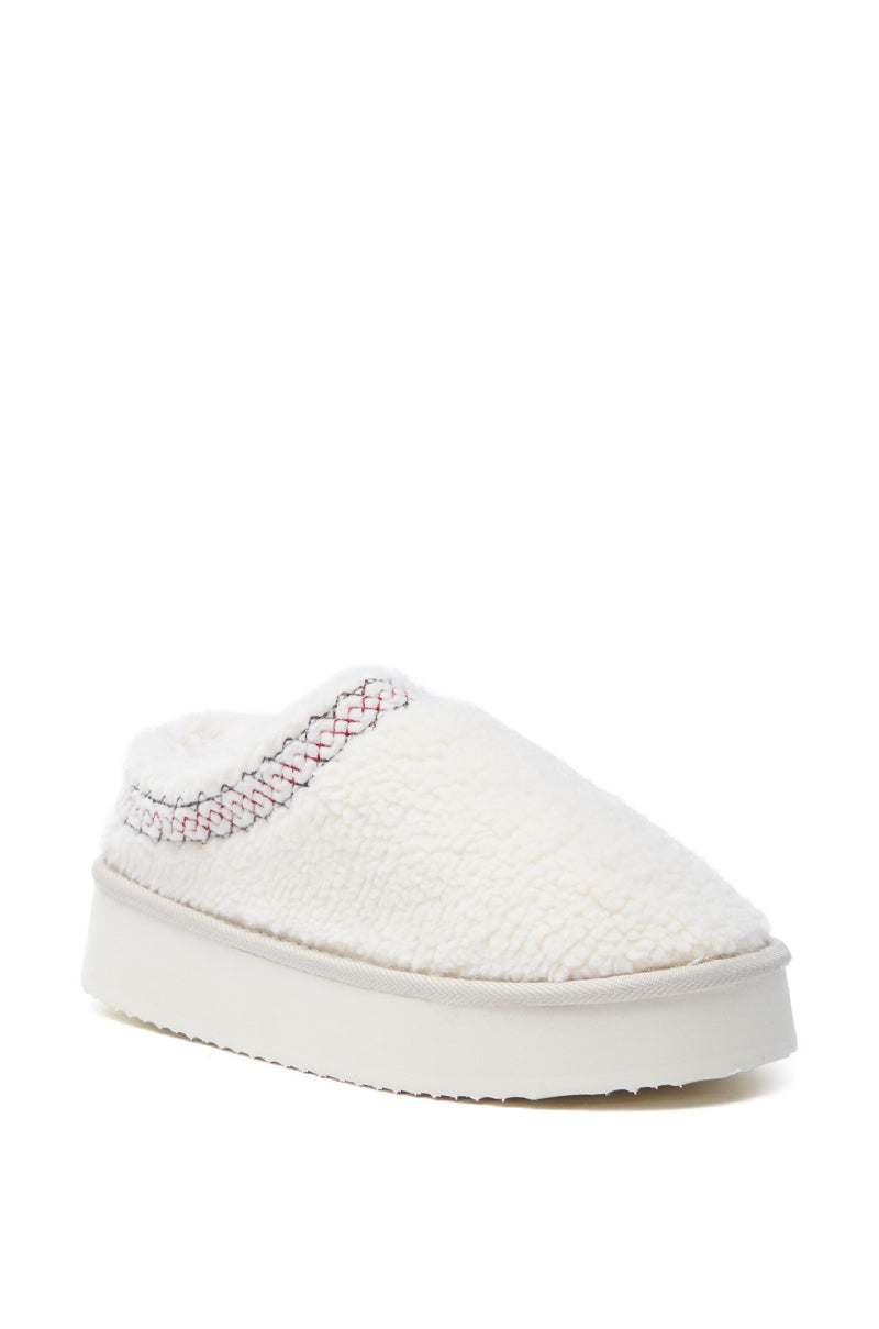 AZALEA WANG DEMARI CREAM SHERPA FLAT