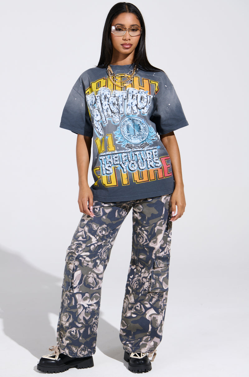 THE FUTURE IS YOURS OVERSIZED GRAPHIC TEE