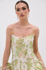 VENETIAN FLORAL BROCADE CORSET