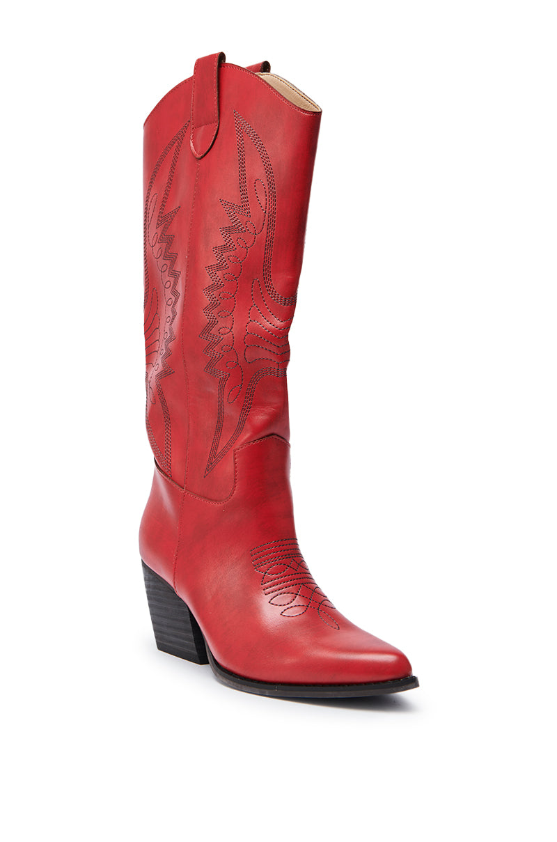 IZABELLA WATERMELON WESTERN BOOT