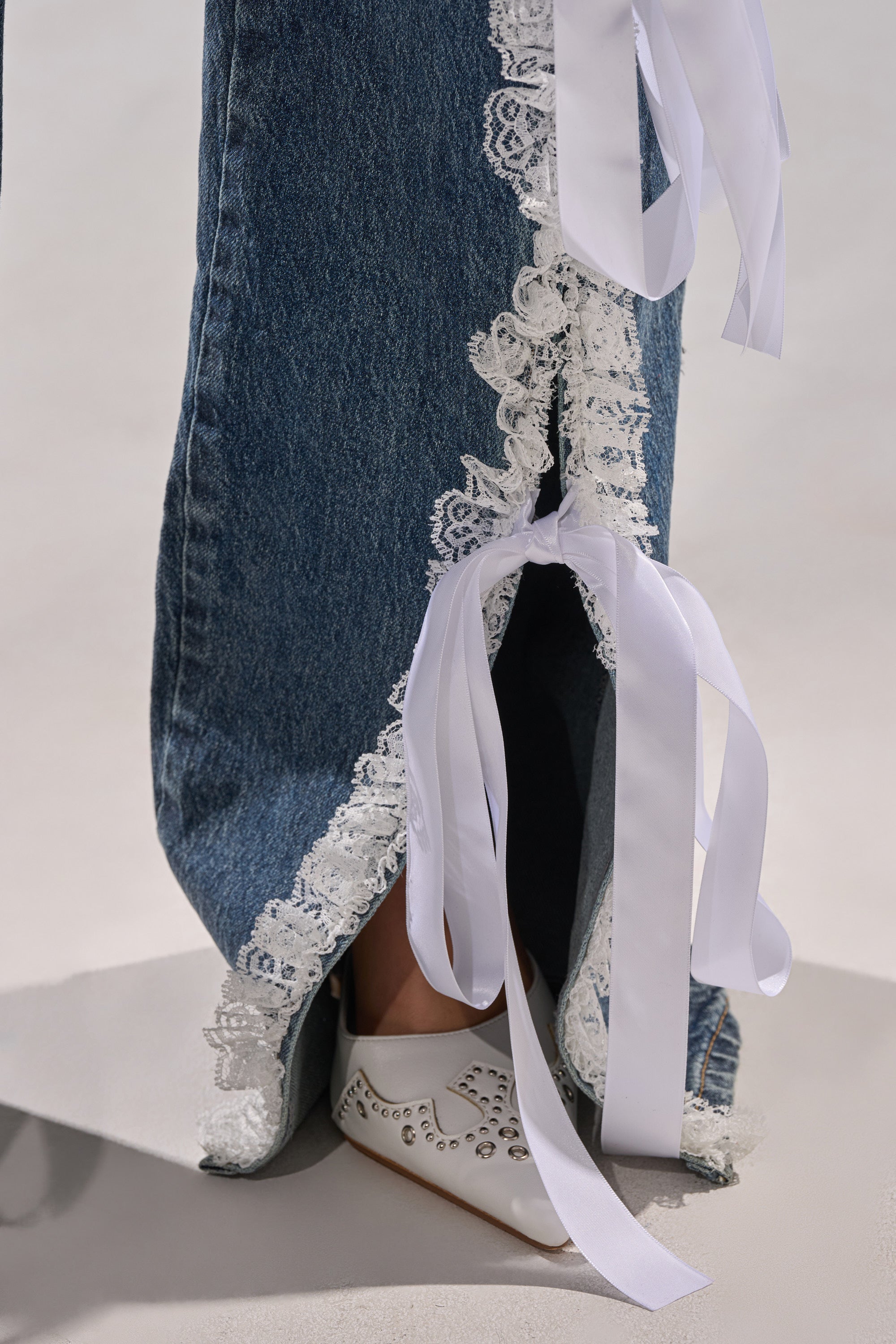TIE ME UP RELAXED DENIM