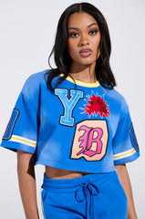 THREE ONE TWO CROP TEE