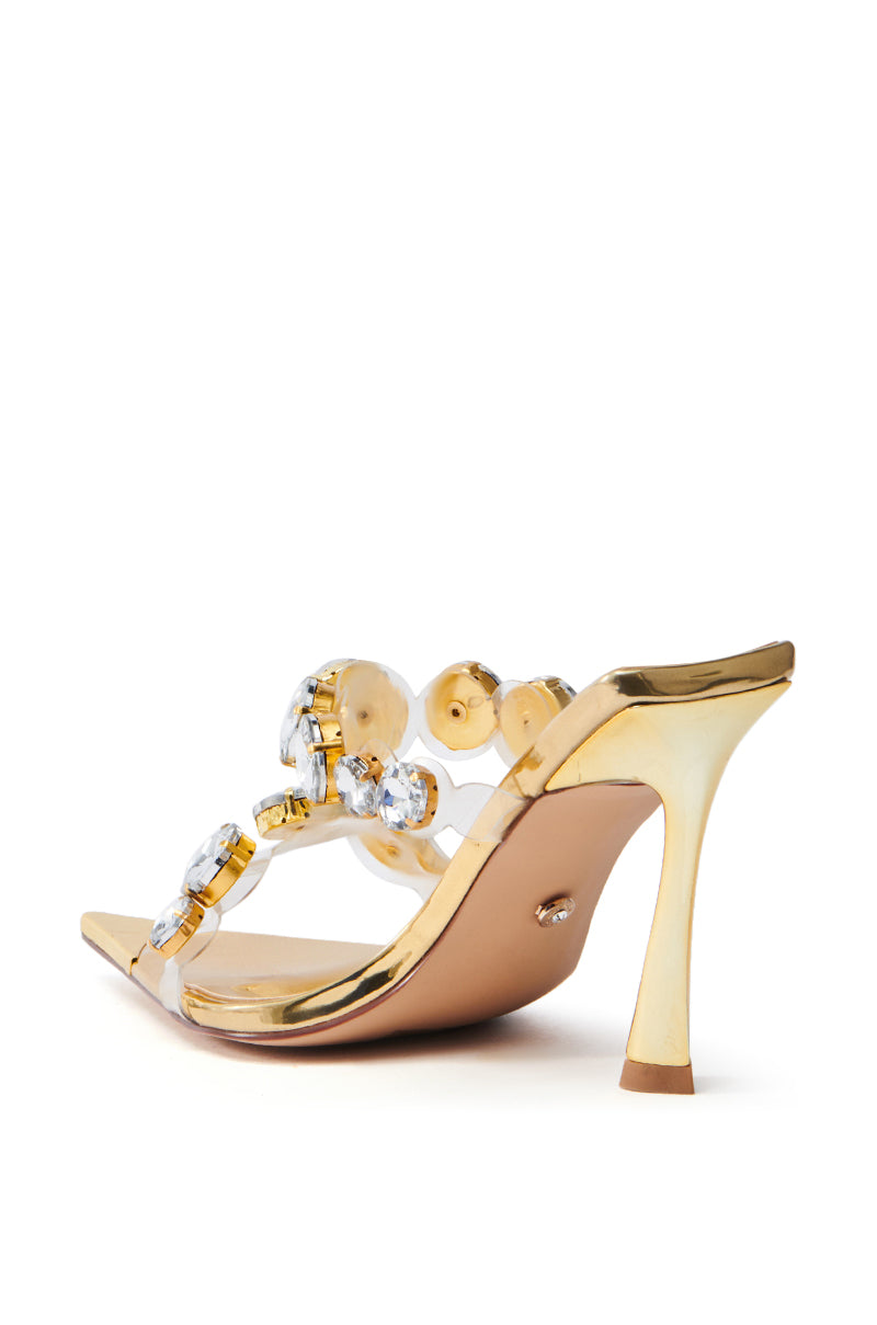 AZALEA WANG PAOLINA GOLD SANDAL