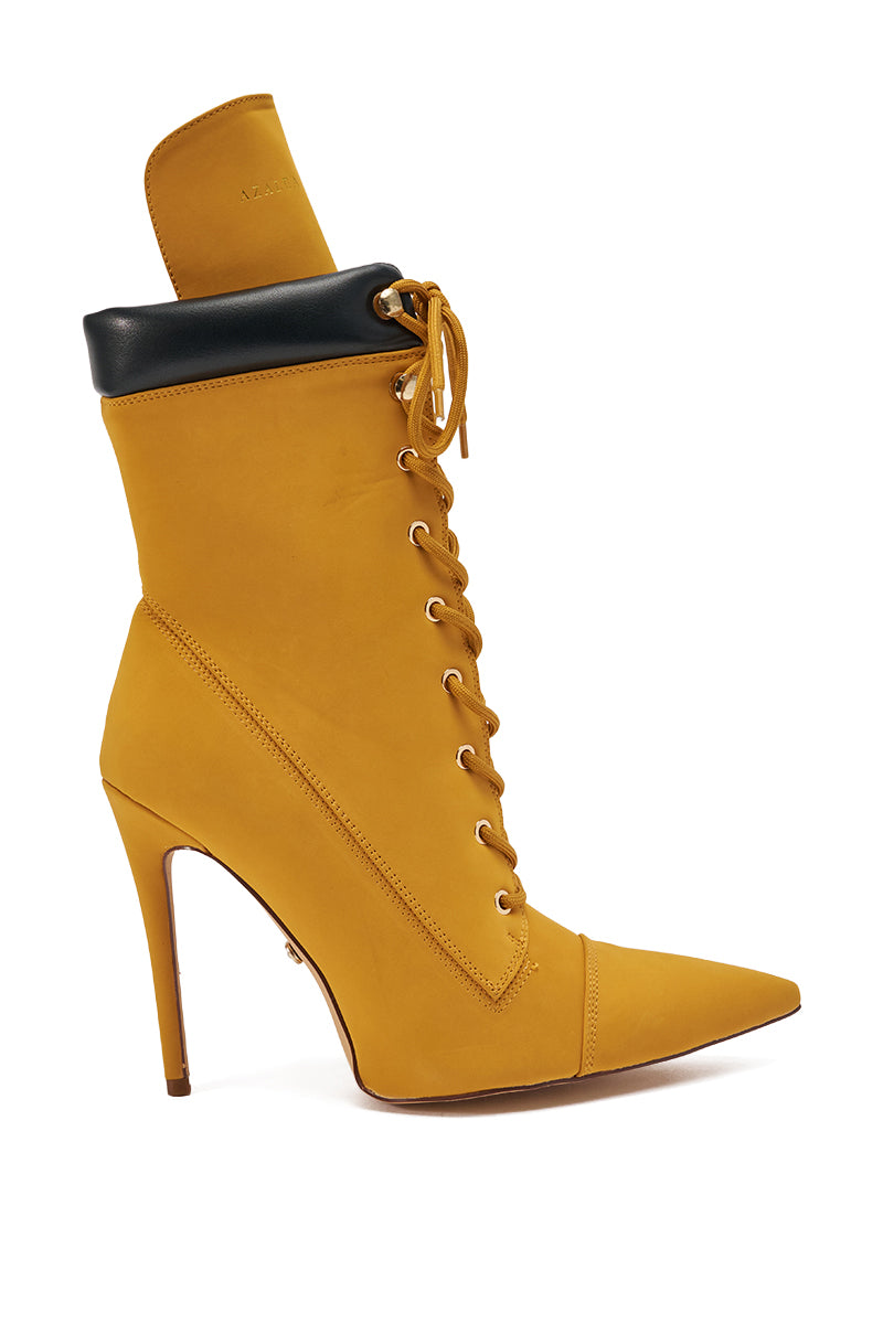 AZALEA WANG XIOMARAN YELLOW BOOTIE