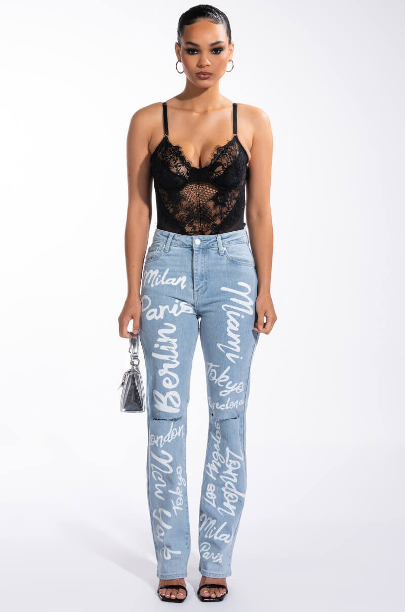 GISELE LACE CUP BODYSUIT